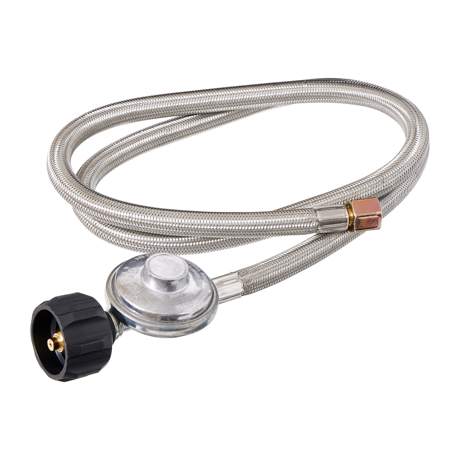 slide 3 of 3, FIRE & FEAST Fire& Feast 4 Feet Universal Hose And Regulator, 4f