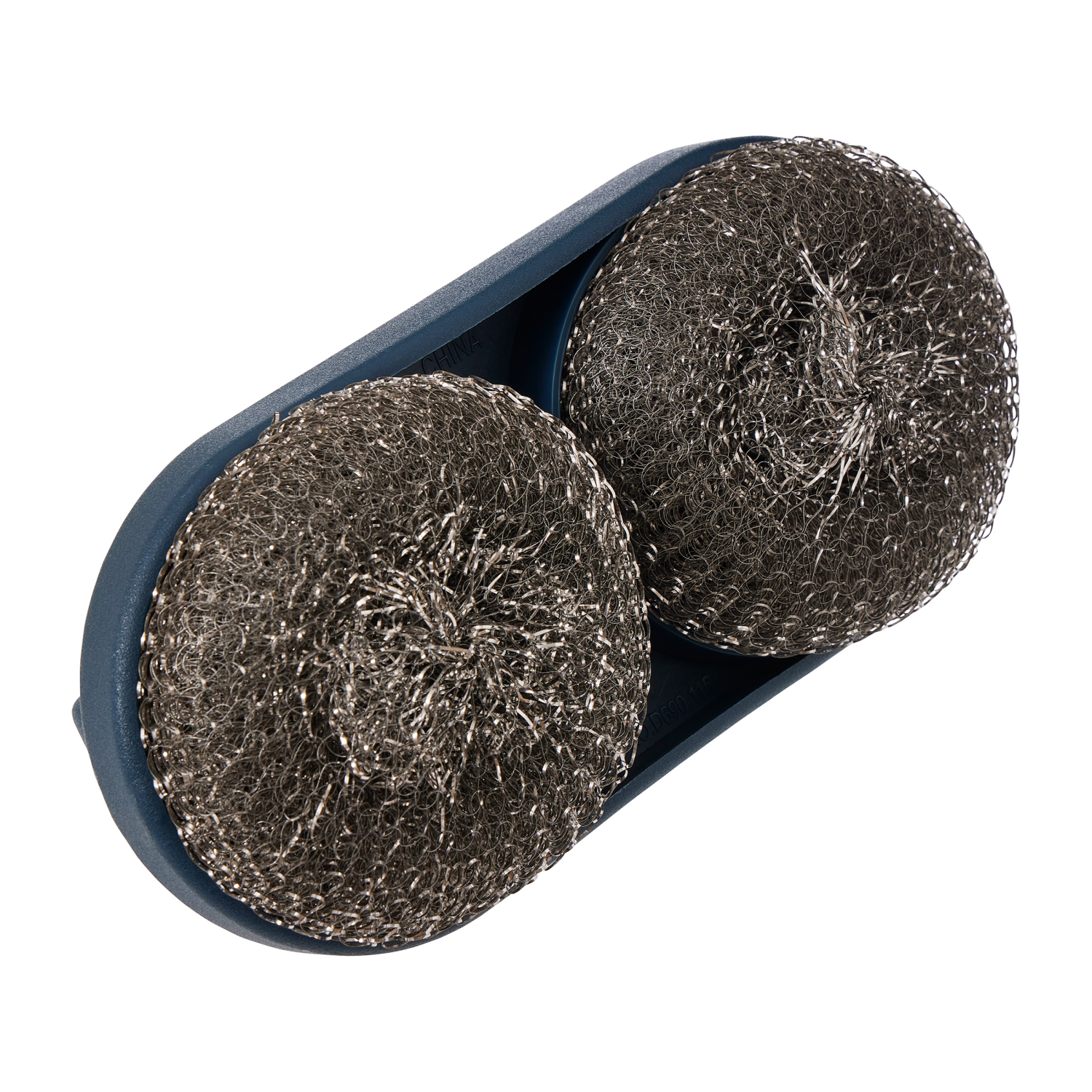 slide 4 of 4, Fire & Feast 2-Head Grill Scrubber Brush Black, 7.87 ft ft