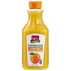 True Goodness Organic Not From Concentrate Orange Juice- 52 oz