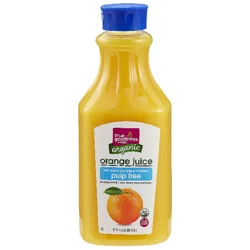 True Goodness Organic Pulp Free Not from Concentrate Orange Juice with Calcium - 52 oz
