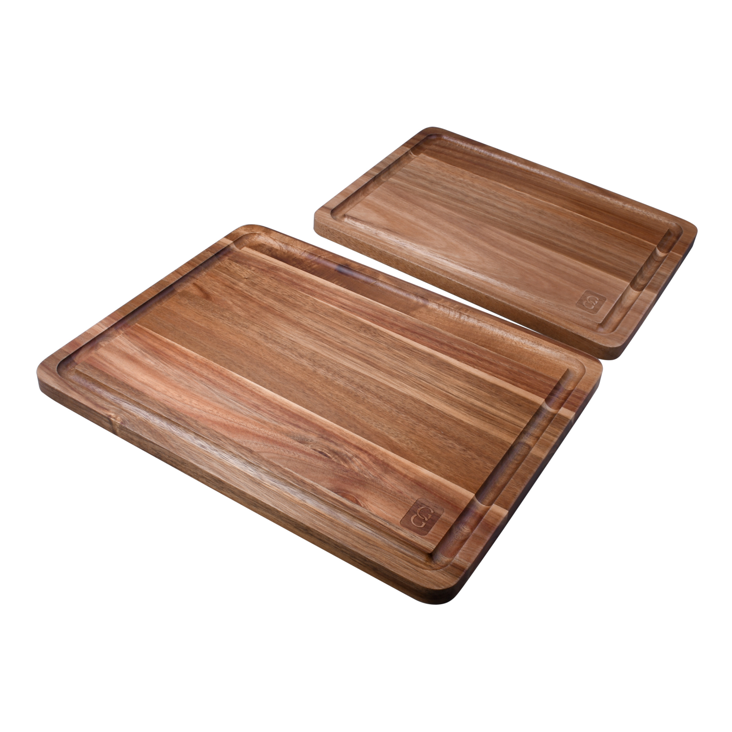 slide 2 of 2, Grand Gourmet Acacia Cutting Board, 10 in x 13 in,12 in x 15 in, 2 Pieces, 2 ct