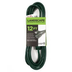 Meijer Outdoor16/3 Extension Cord - Green, 12 Ft