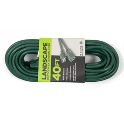Meijer Outdoor 16/3 Sjtw Extension Cord - Green, 40 Ft