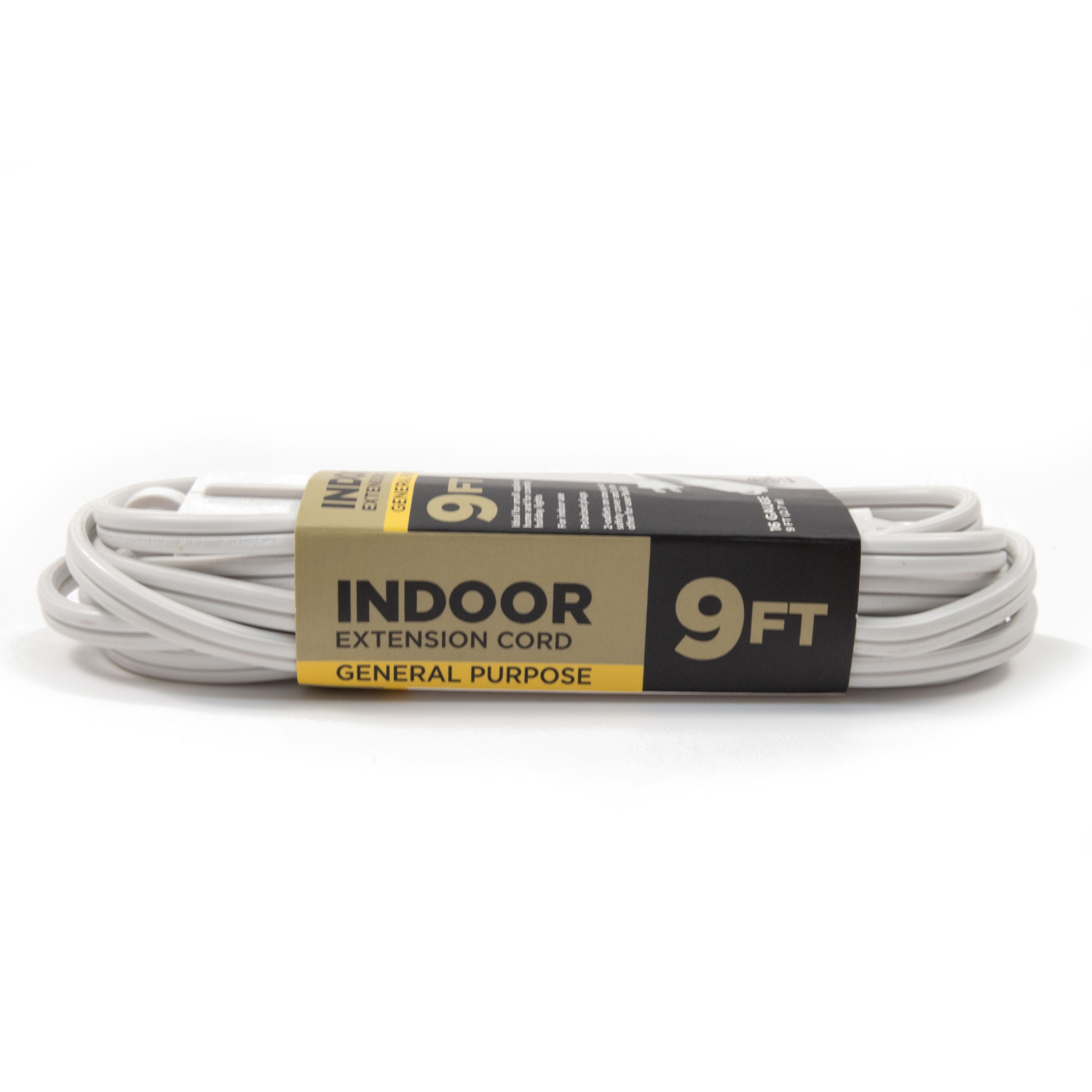 slide 3 of 3, Meijer 16/2 Spt-2 3 Outlet Indoor Extension Cord, White, 9 Ft, 9 ft