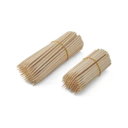 Grand Gourmet 4 and 6 Inch Bamboo Skewers 200 Count
