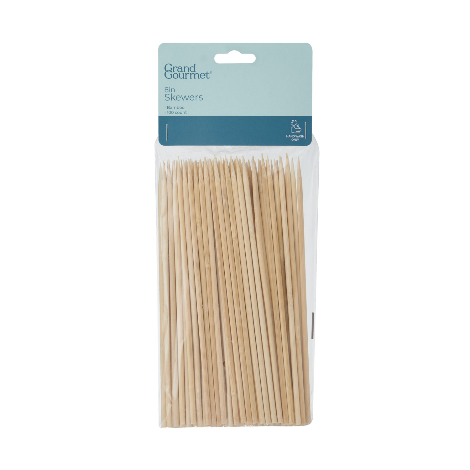 slide 2 of 2, Grand Gourmet Bamboo Skewers 100 Count 8 In, 100 ct