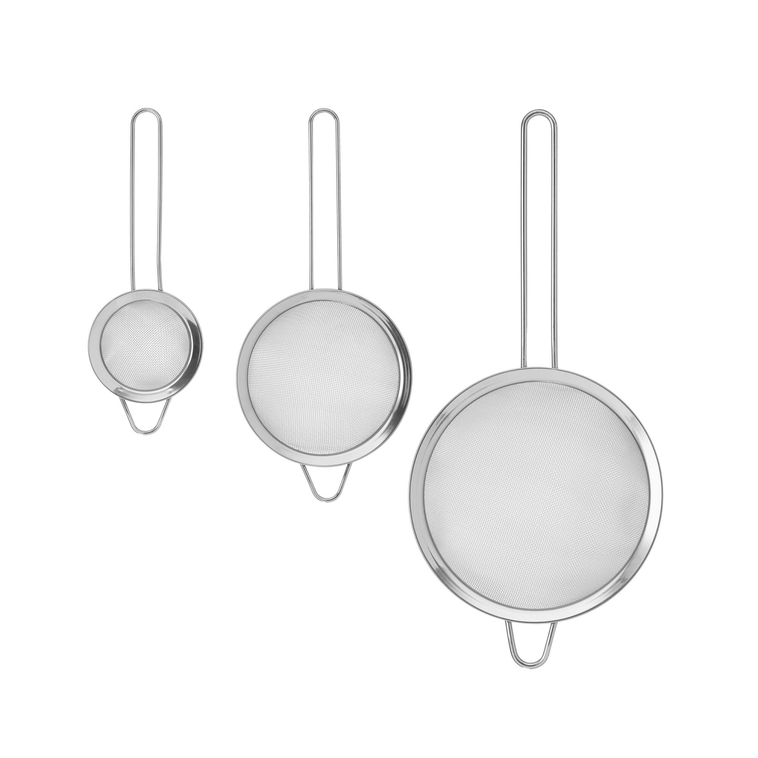 slide 2 of 2, Grand Gourmet Strainers with Handle, Set of 3, 3 ct