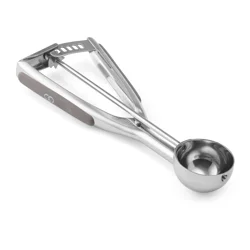 Grand Gourmet Stainless Steel Cookie Scoop Medium With Black Handle