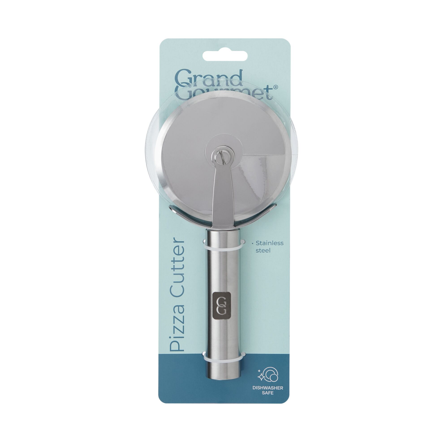 slide 1 of 1, Grand Gourmet Stainless Steel Pizza Cutter, 1 ct