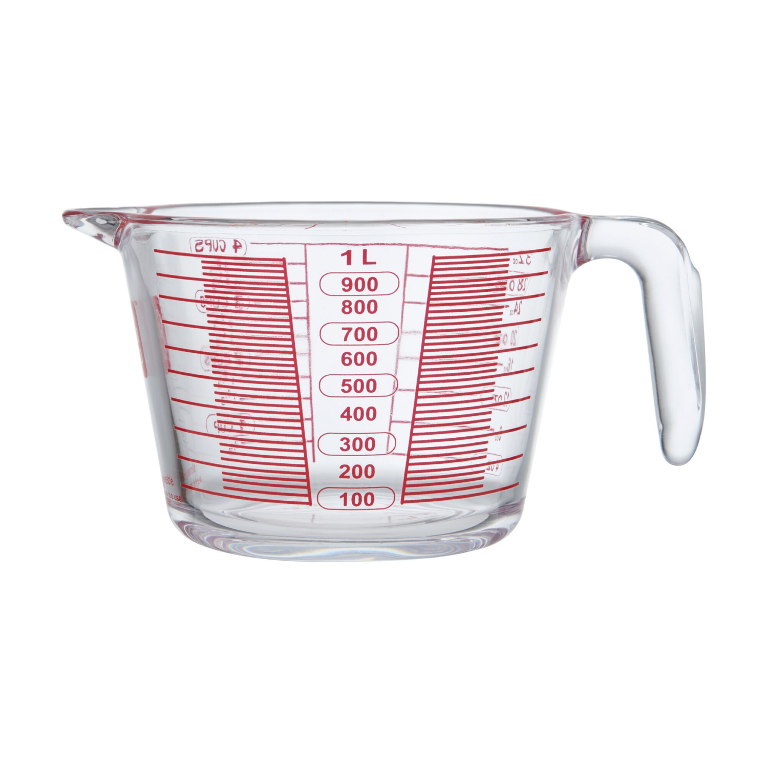 slide 2 of 2, Grand Gourmet 4 cup Glass Measuring Cup, 4 cups
