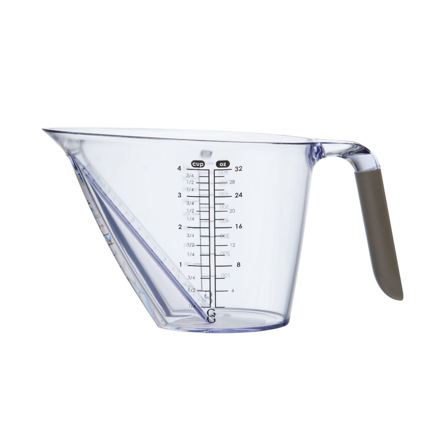 slide 2 of 2, Grand Gourmet 4 Cup Angled Measuring Cup, 4 cups