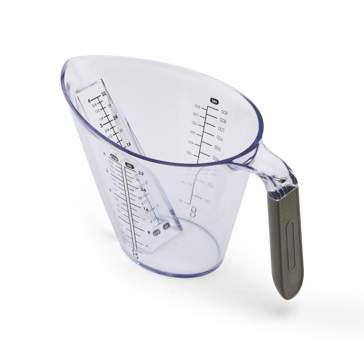 slide 1 of 2, Grand Gourmet 4 Cup Angled Measuring Cup, 4 cups