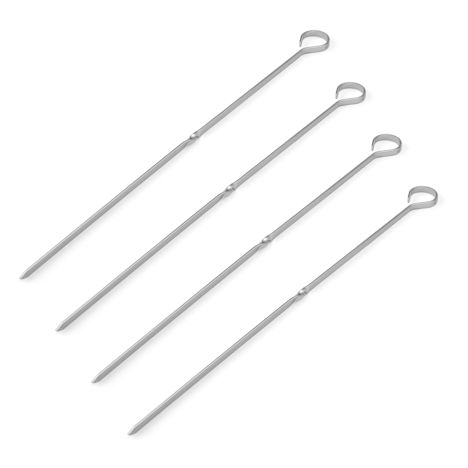slide 1 of 2, Grand Gourmet Stainless Steel Skewers S4 12 Inch, 1 ct