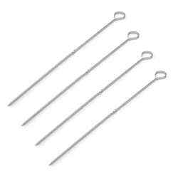 Grand Gourmet Stainless Steel Skewers S4 12 Inch