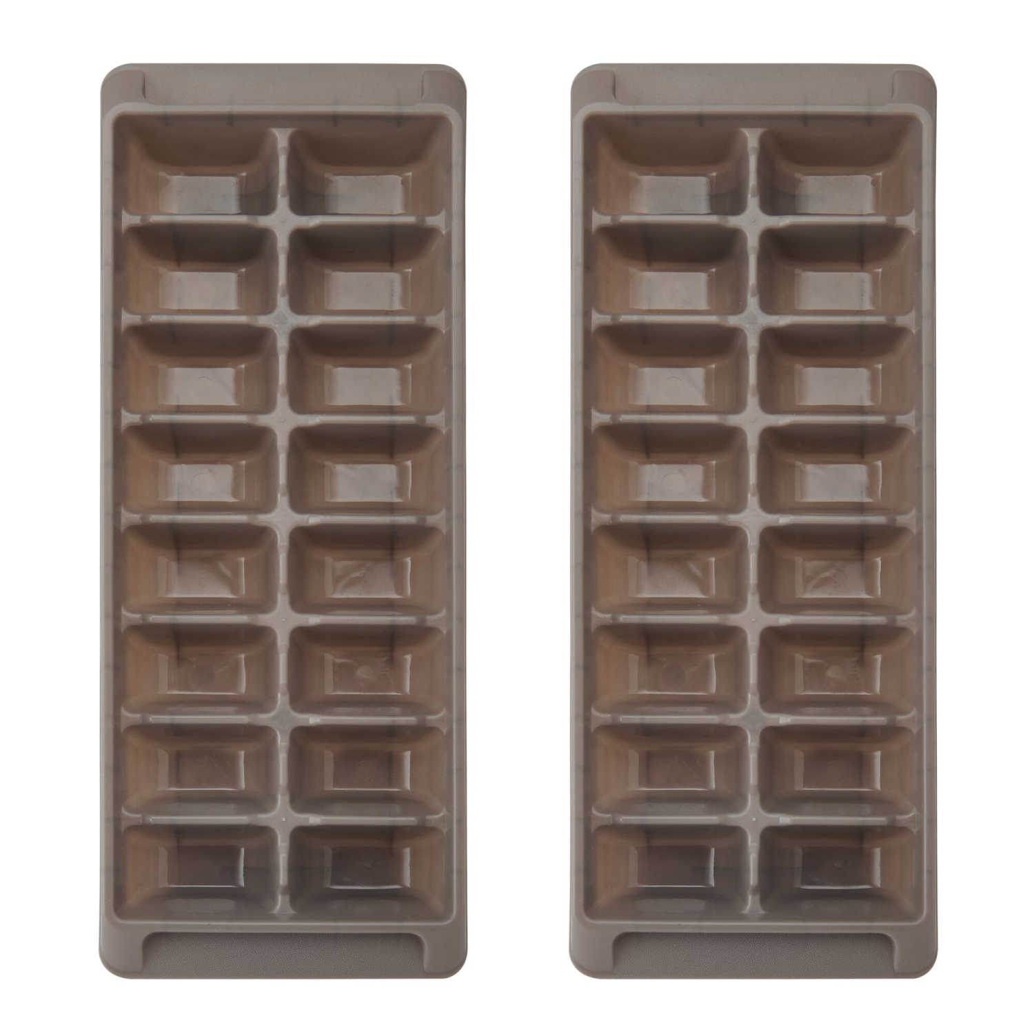 slide 2 of 2, Grand Gourmet Plastic Ice Cube Tray S2 Grey, 1 ct