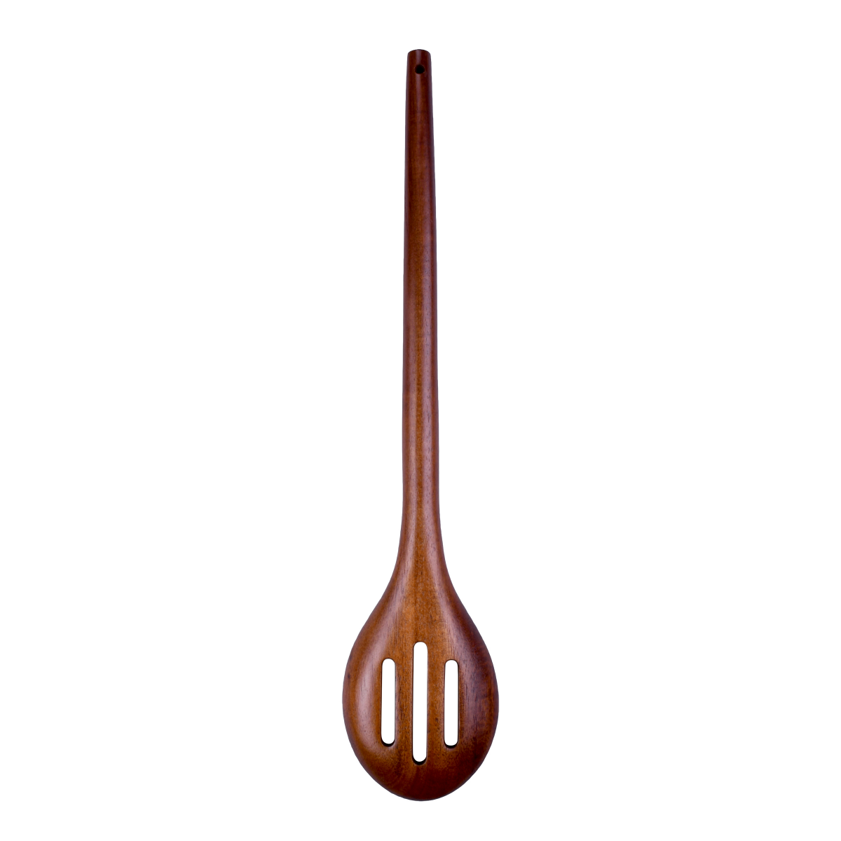 slide 2 of 3, Grand Gourmet Acacia Slotted Spoon, 12.99 in