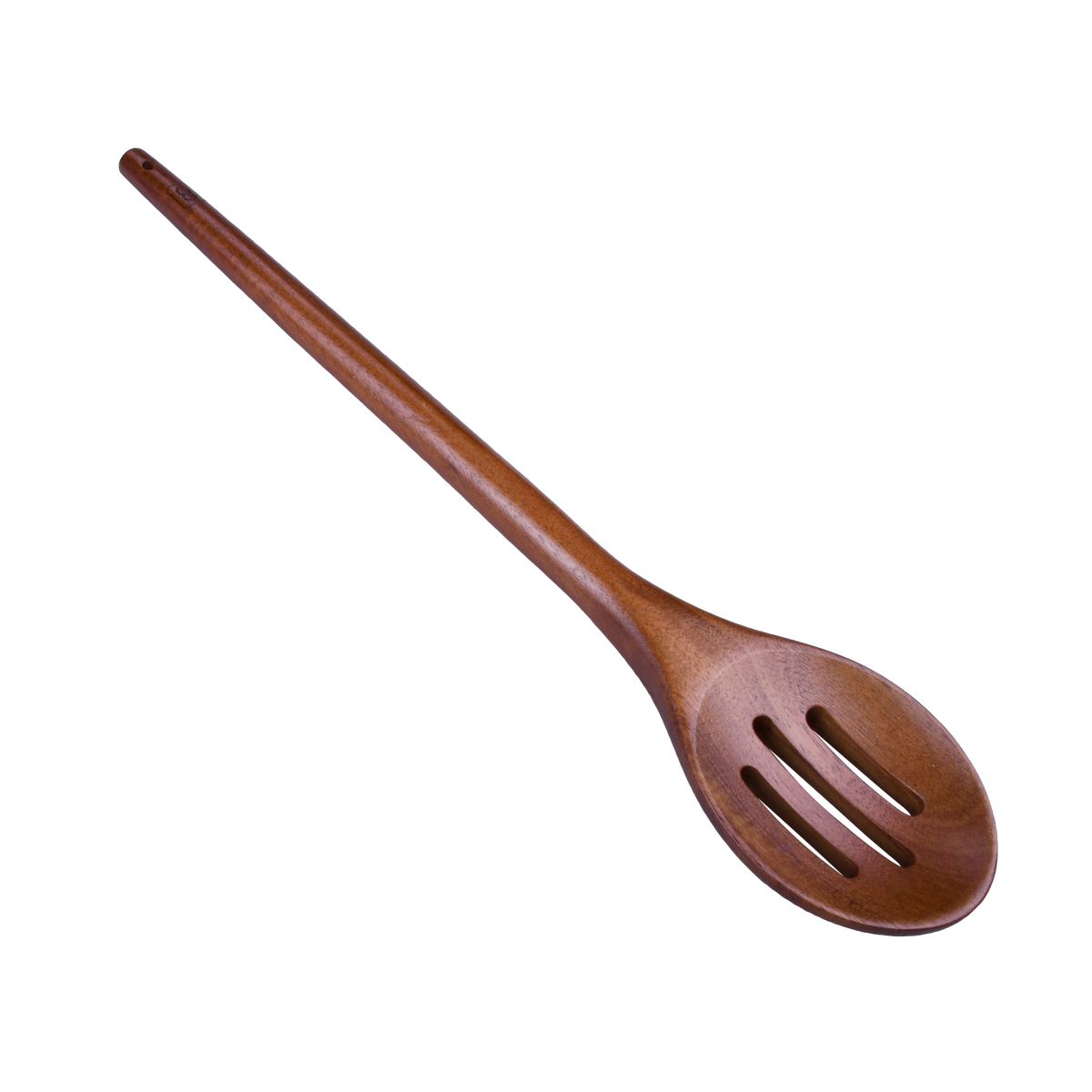 slide 3 of 3, Grand Gourmet Acacia Slotted Spoon, 12.99 in
