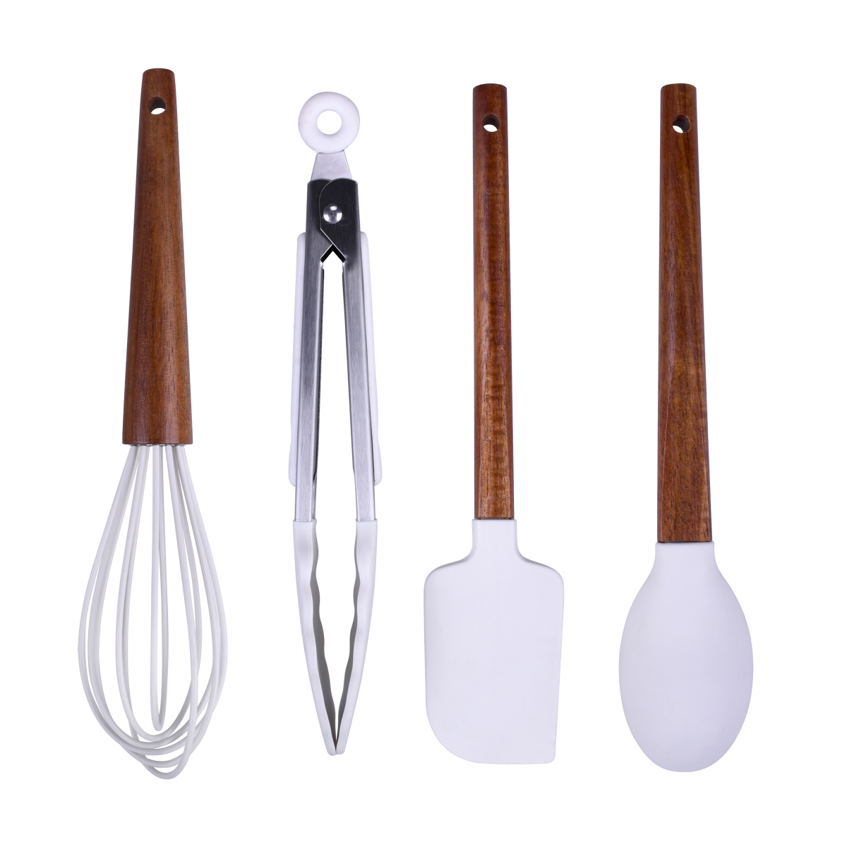 slide 2 of 2, Grand Gourmet Mini Acacia Silicone Utensil set, 4 Pieces, 4 ct
