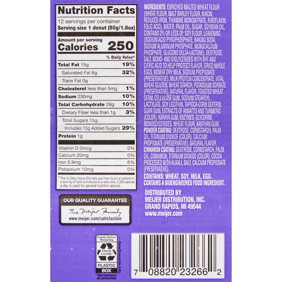 slide 3 of 4, Fresh from Meijer Assorted Cake Donuts, 21 oz, 21 oz