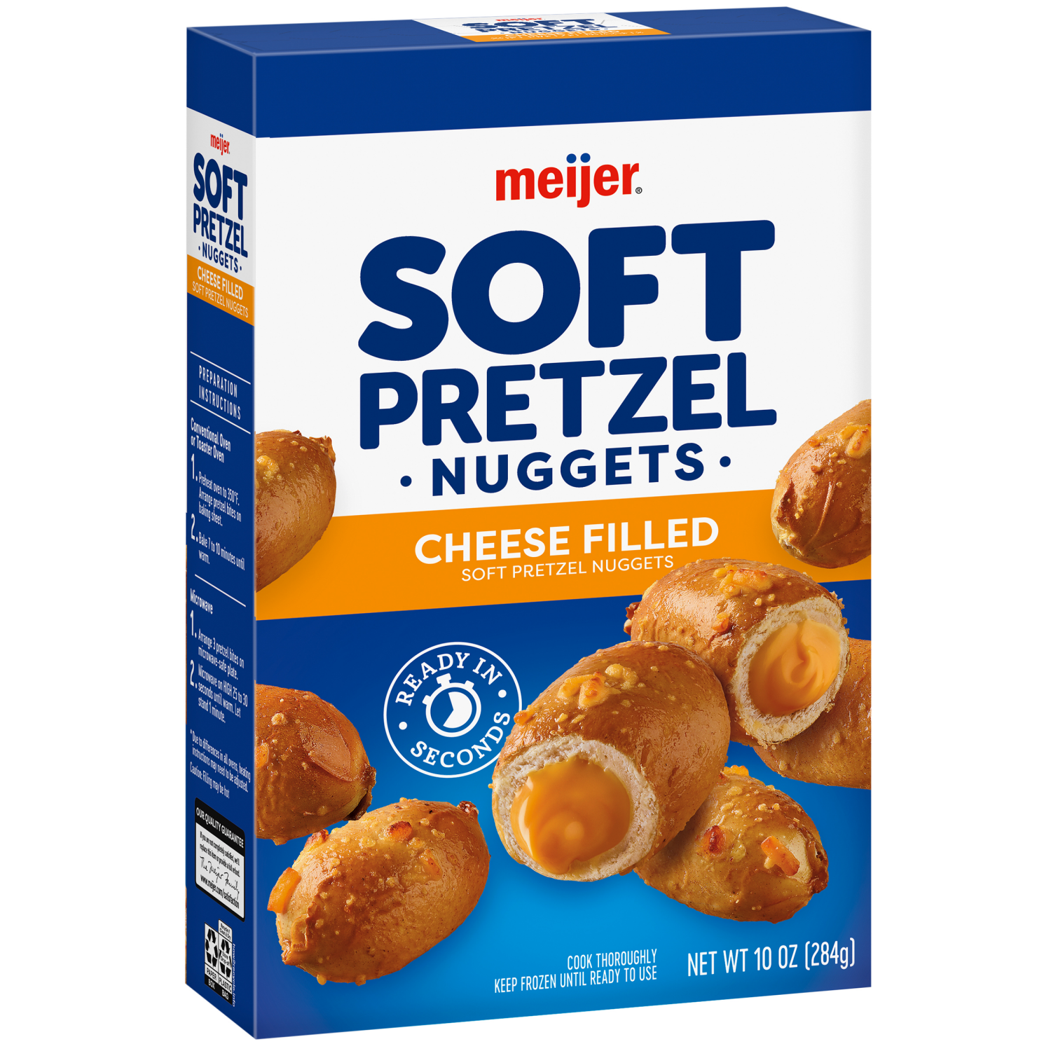 slide 4 of 5, Meijer Cheese Filled Soft Pretzel Nuggets, 10 oz