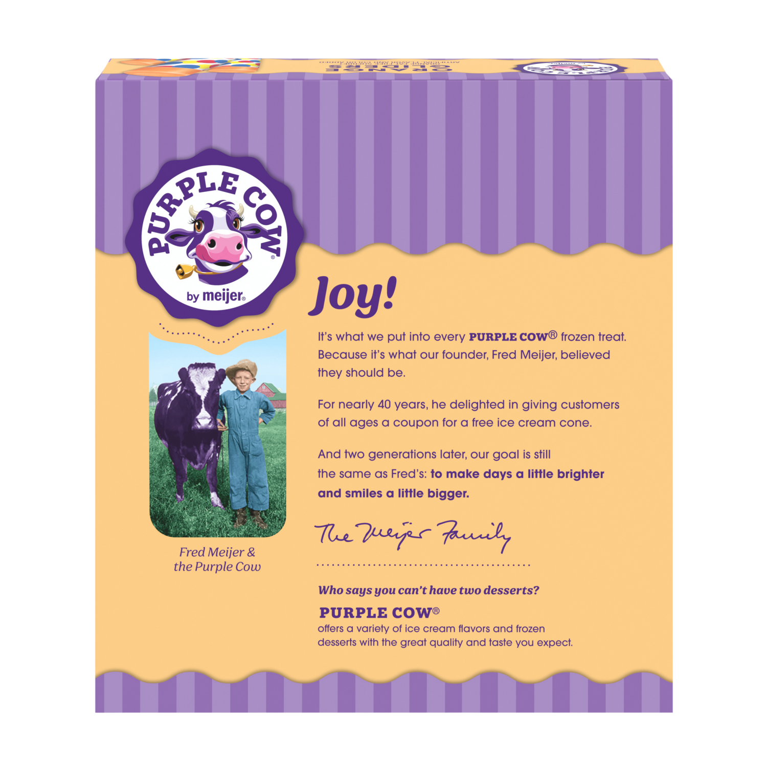 slide 2 of 6, Purple Cow Orange Glider, 6 Count, 6 ct