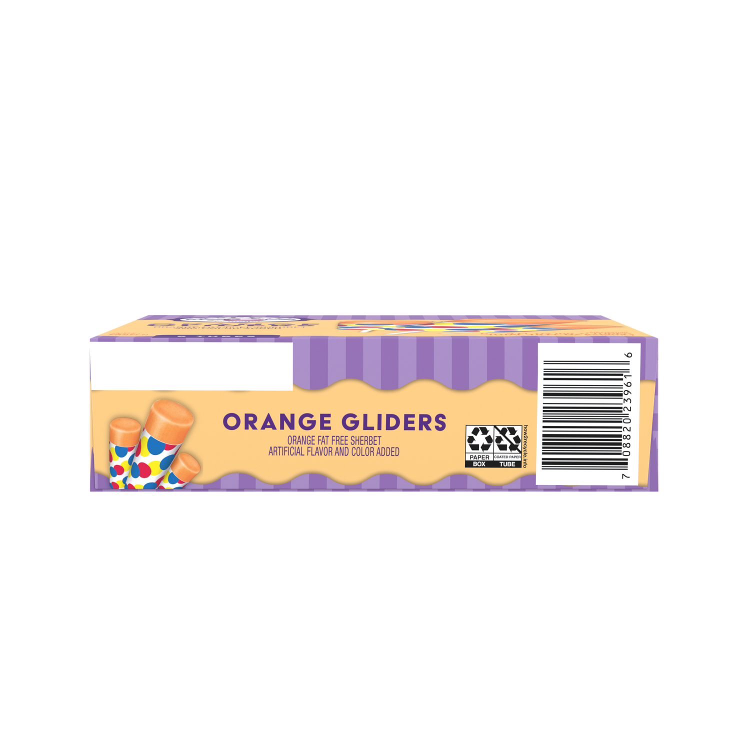 slide 3 of 6, Purple Cow Orange Glider, 6 Count, 6 ct