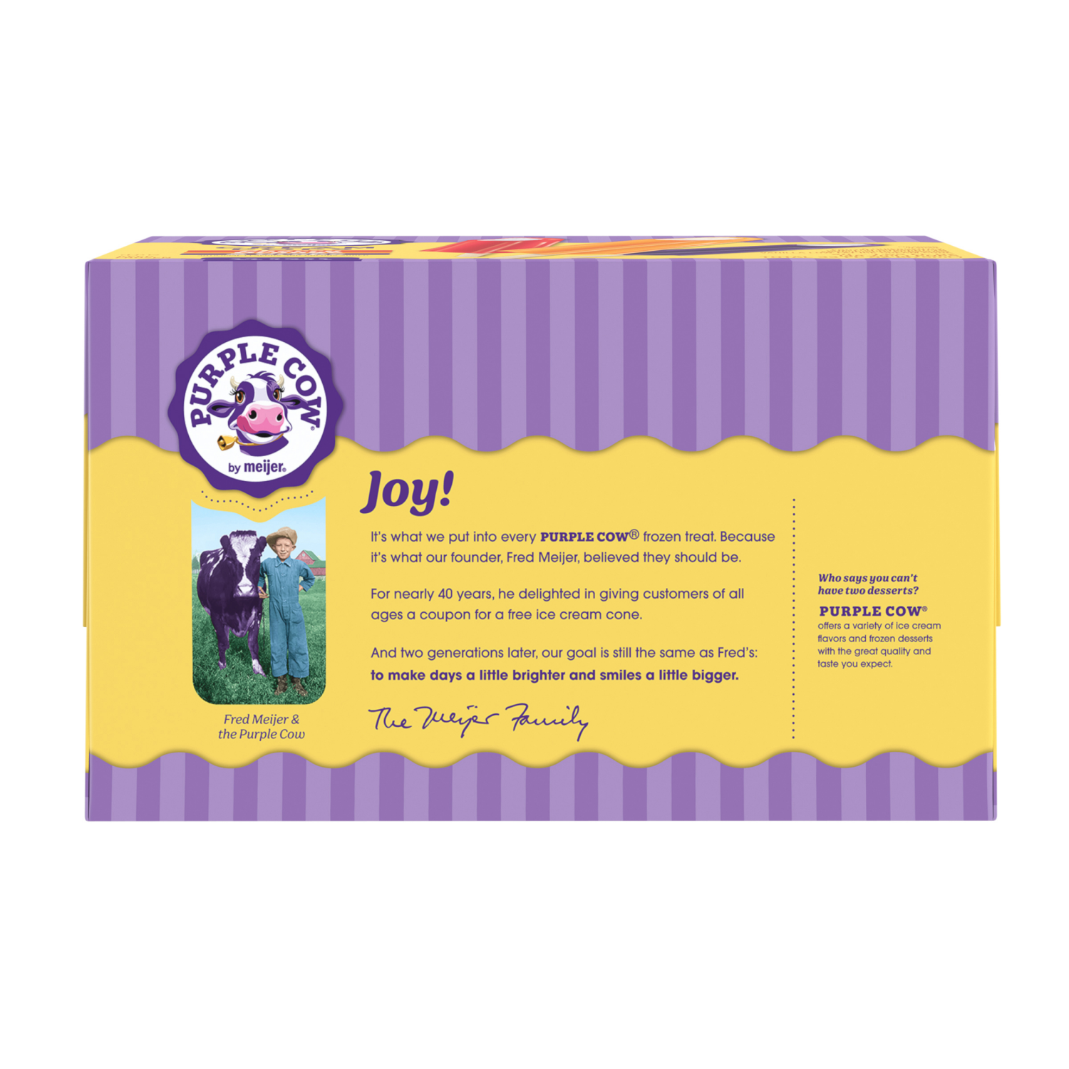 slide 3 of 6, Purple Cow Cherry, Orange & Grape Crème Pops - 20 ct, 20 ct