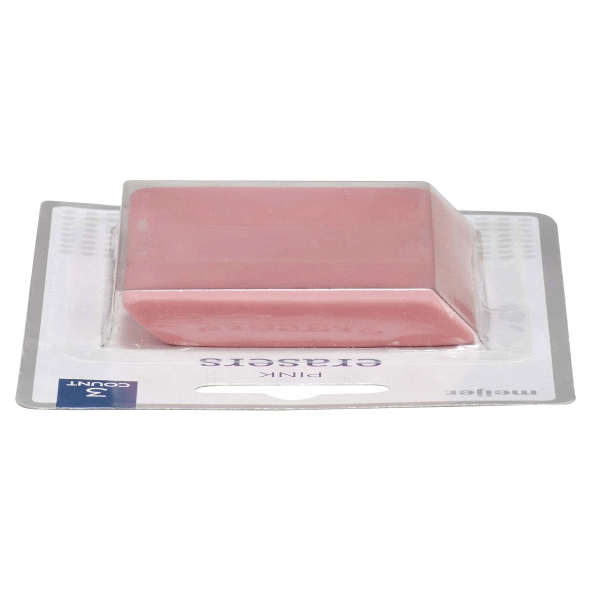 slide 21 of 29, Meijer Pink Eraser Pack, 3 ct