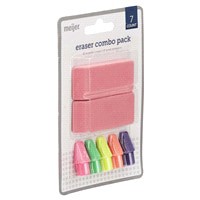 slide 23 of 29, Meijer Eraser Combo Pack Pack, 7 ct