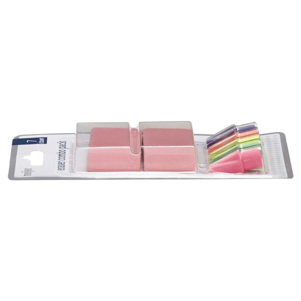 slide 6 of 29, Meijer Eraser Combo Pack Pack, 7 ct