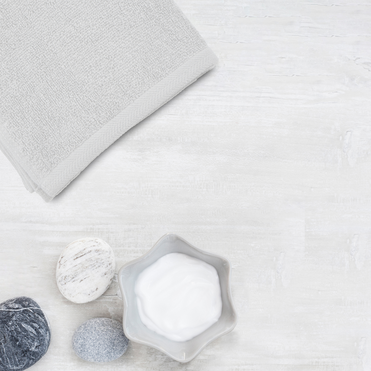 slide 2 of 4, Havenstay Hand Towel, 16 in x 26 in, Brilliant White, 16 in x 26 in