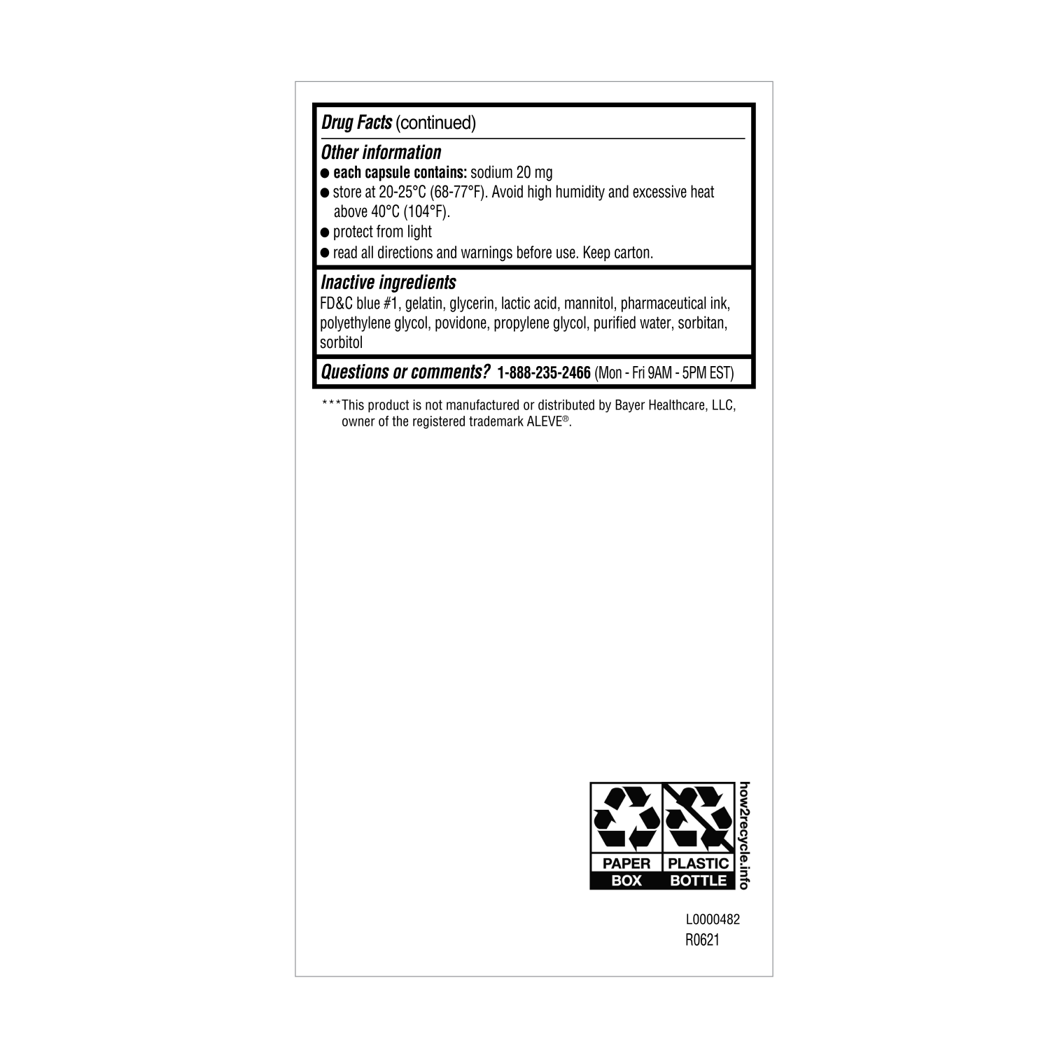 slide 3 of 3, Meijer Naproxen Sodium Liquid Gels, 80 ct