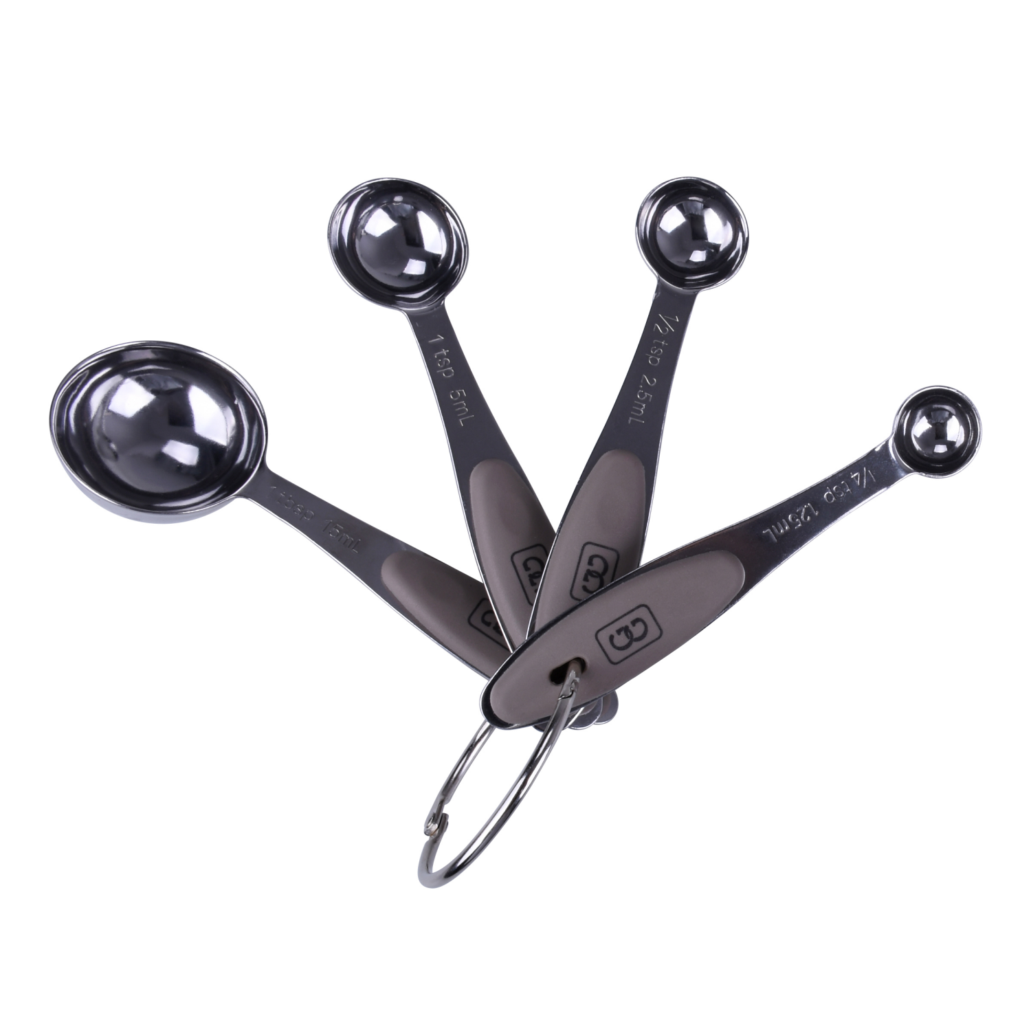 slide 1 of 3, Grand Gourmet Measuring Spoon set, 4 pieces, 4 ct