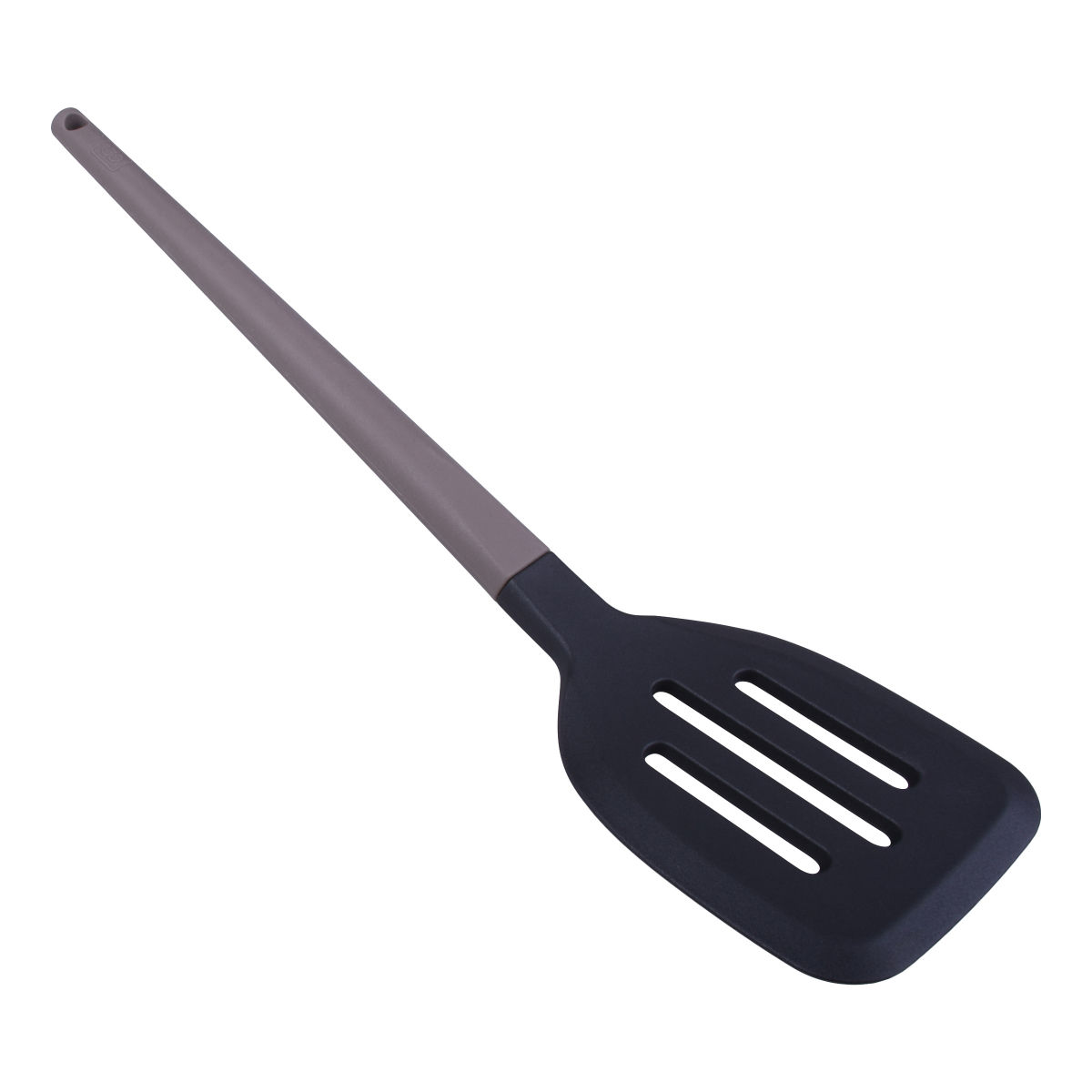 slide 3 of 3, Grand Gourmet Nylon Slotted Turner,Soft Touch Handle, 12.99 in