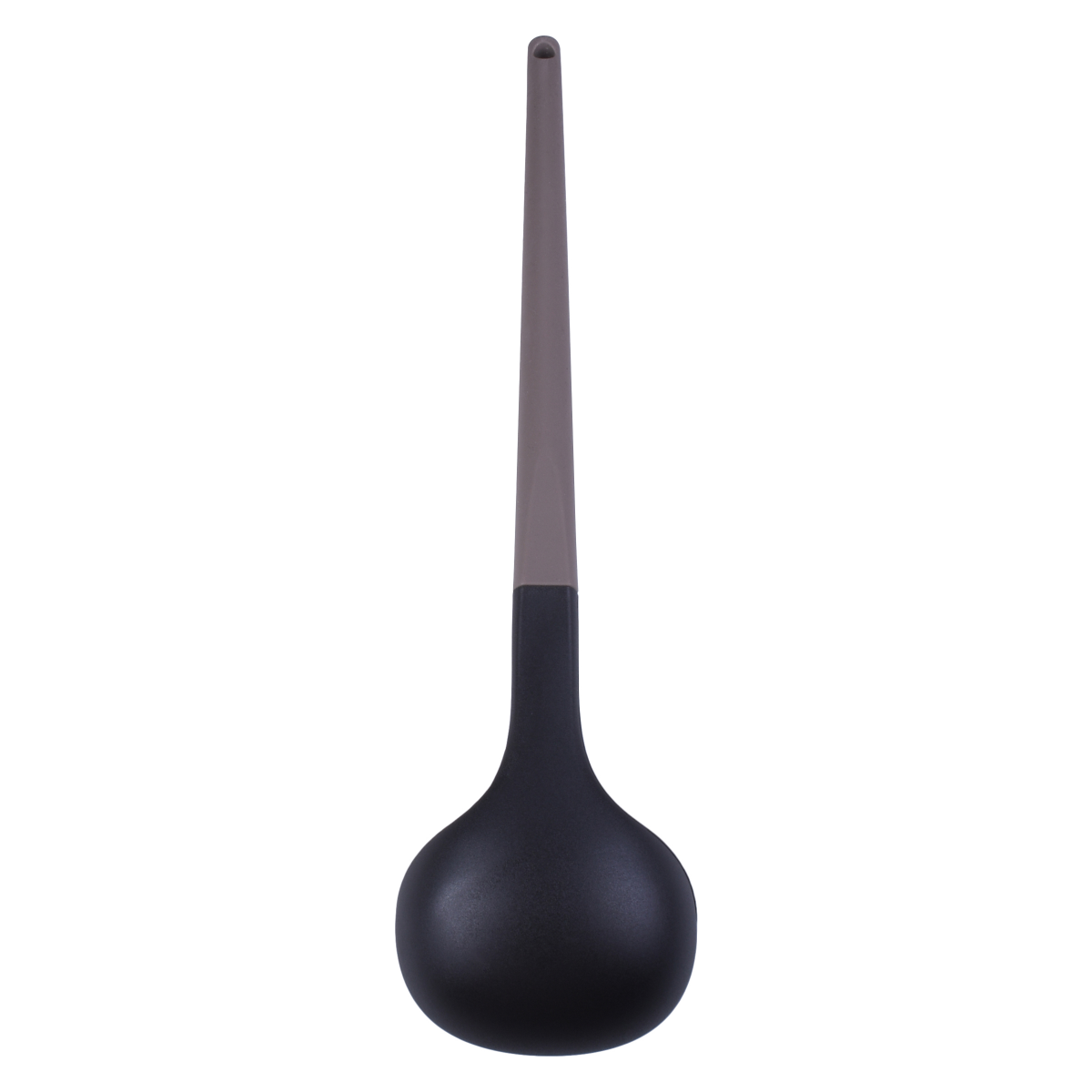 slide 2 of 3, Grand Gourmet Nylon Ladle,Soft Touch Handle, 12.99 in