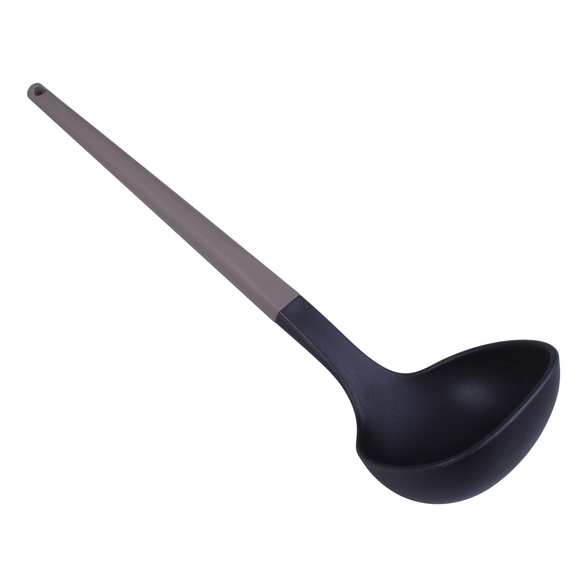 slide 3 of 3, Grand Gourmet Nylon Ladle,Soft Touch Handle, 12.99 in