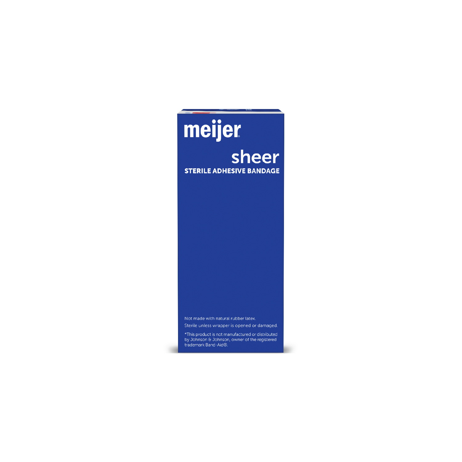 slide 3 of 3, Meijer Sheer Bandages 1''x3'', 100 ct