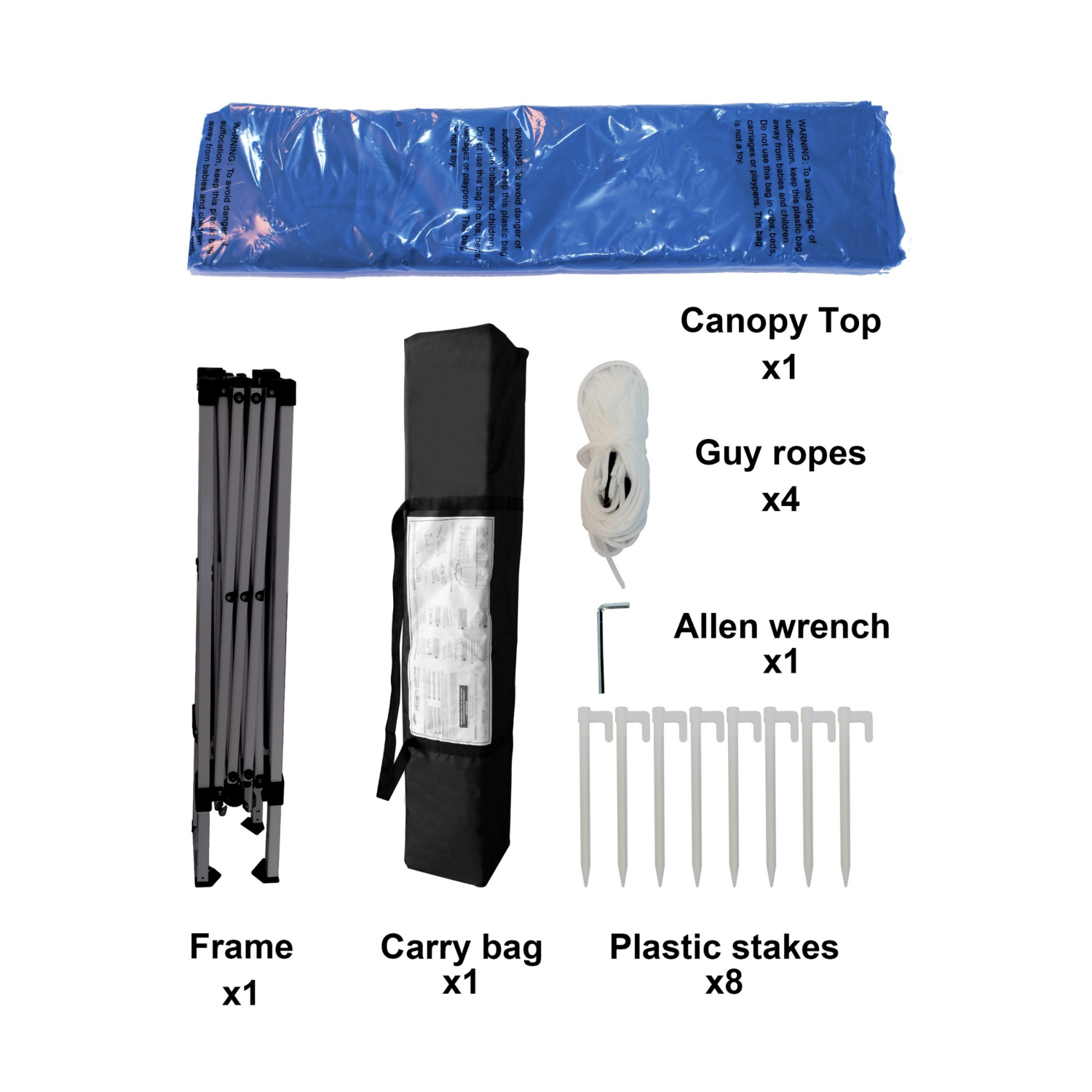 slide 3 of 7, Lake & Trail Slant Leg Canopy Blue 10X10, 10 x 10 