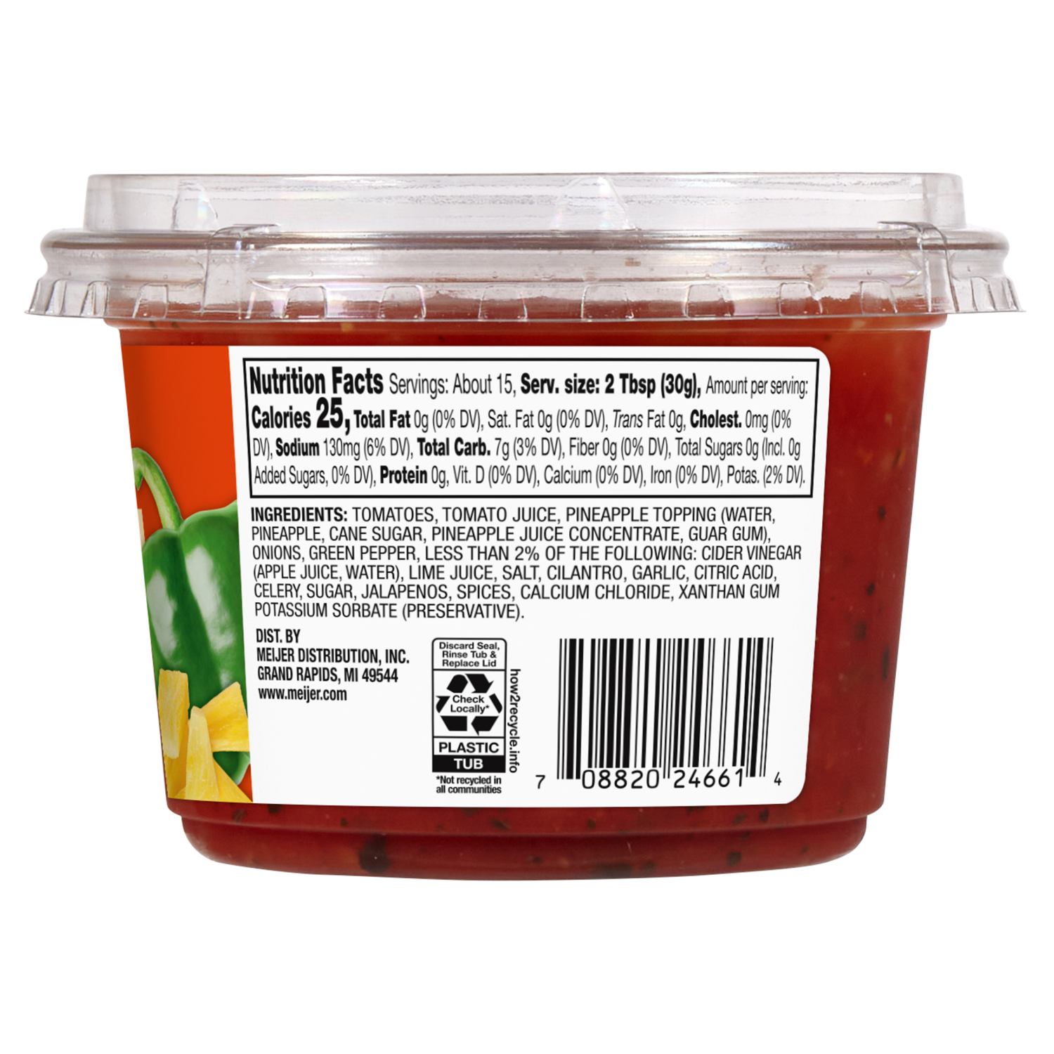 slide 2 of 3, Fresh from Meijer Sweet Heat Pineapple Salsa, 16 oz, 16 oz