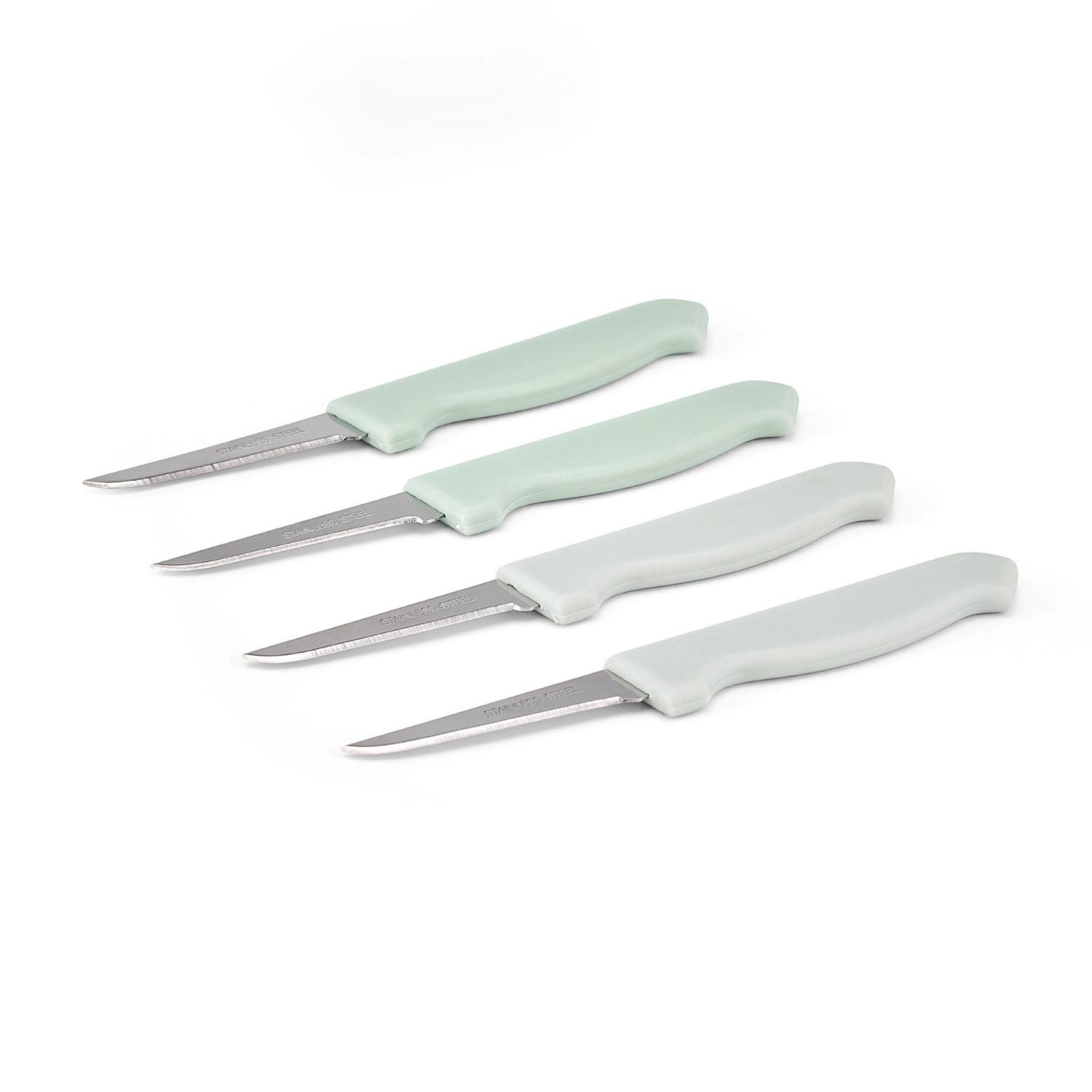 slide 1 of 2, Havenstay 4pk Paring Knives 25 Asst, 4 ct