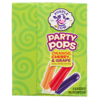 slide 14 of 21, Purple Cow Party Pop Orng/Chry/Grp 20Pk, 20 ct