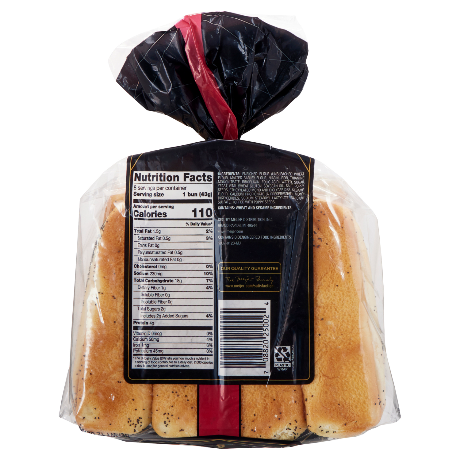 slide 2 of 2, Frederik's By Meijer Frederik's By Meijer Chicago Style Hot Dog Buns 8ct/12oz, 8 ct; 12 oz