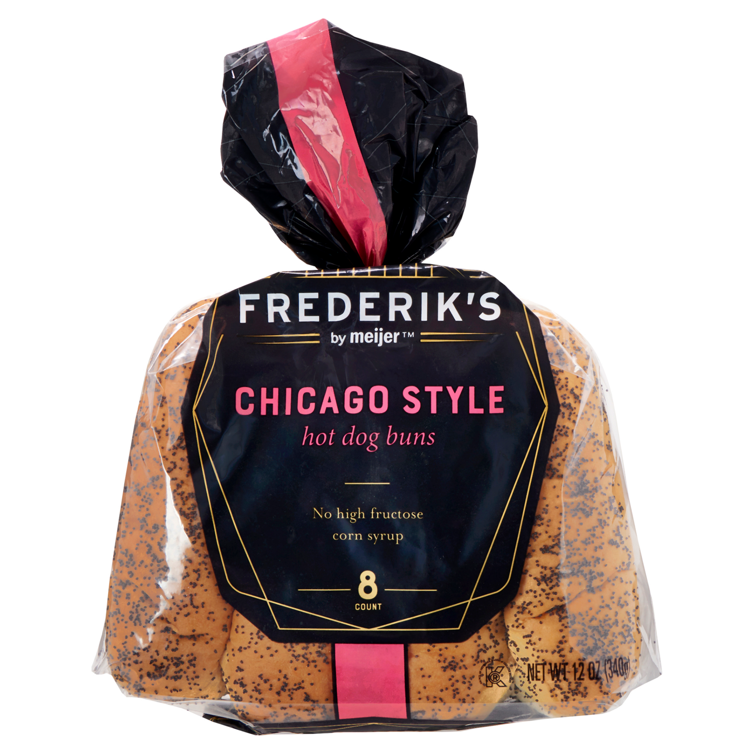 slide 1 of 2, Frederik's By Meijer Frederik's By Meijer Chicago Style Hot Dog Buns 8ct/12oz, 8 ct; 12 oz