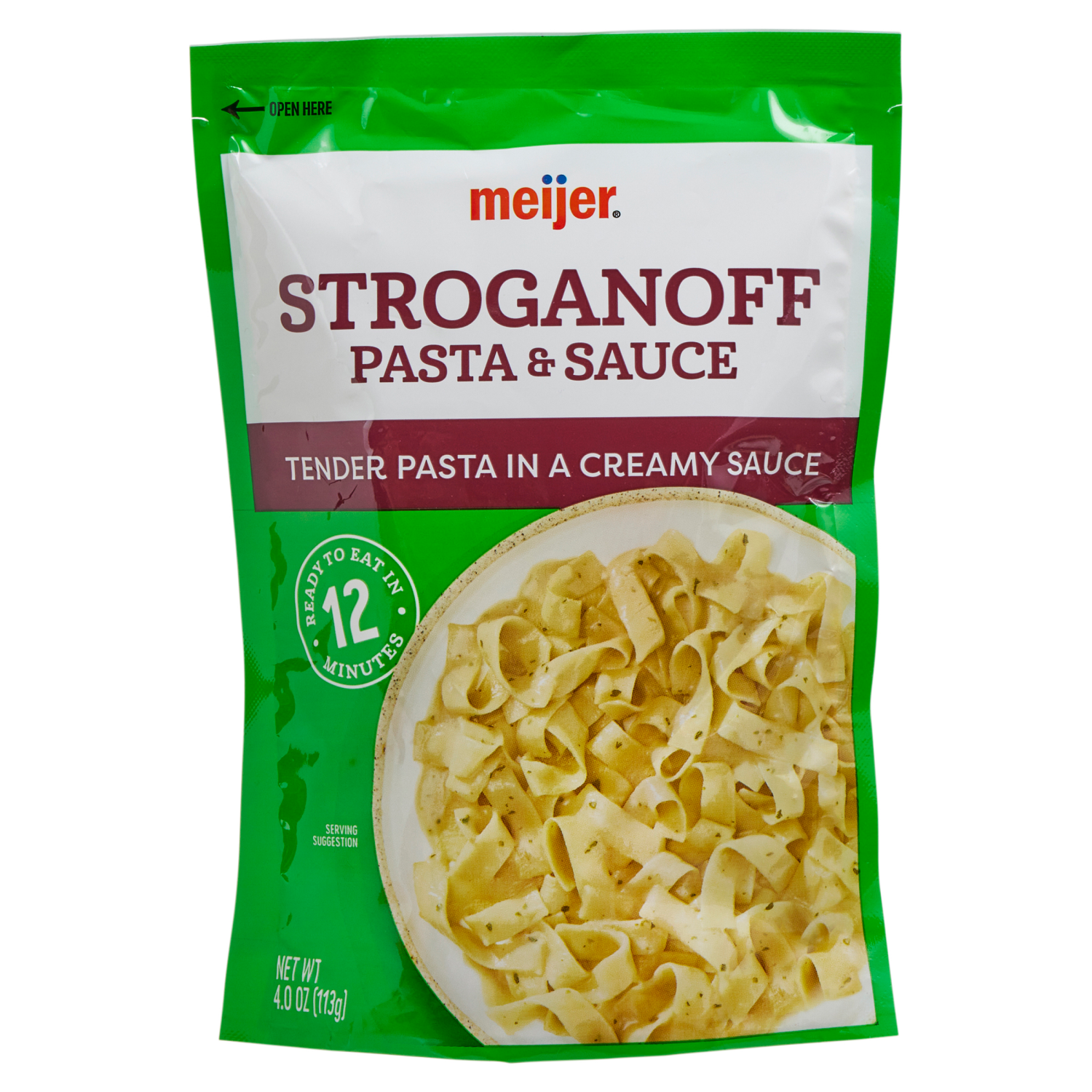 slide 1 of 4, Meijer Stroganoff Pasta & Sauce - 4 oz, 4 oz