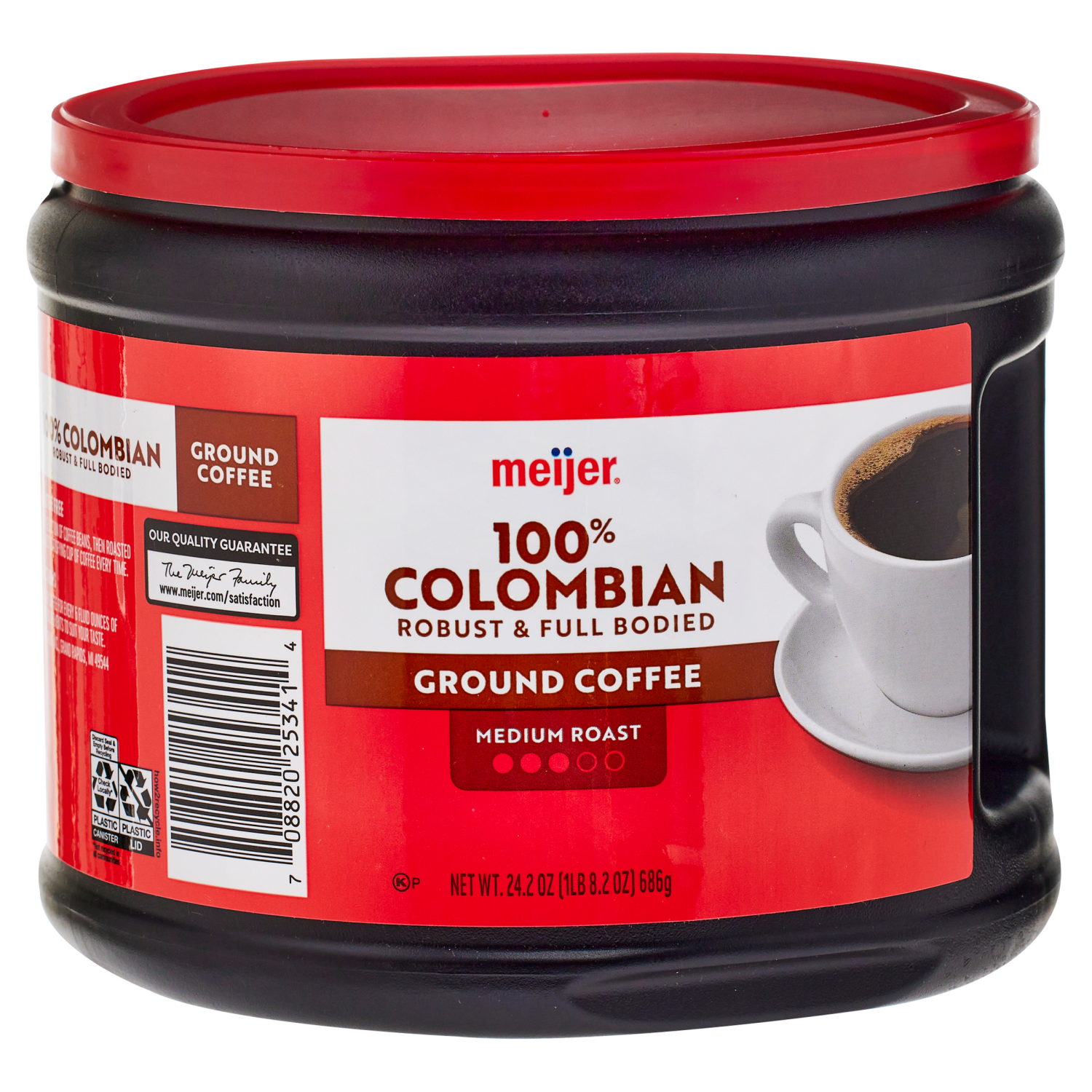 slide 4 of 7, Meijer 100% Colombian Ground Coffee - 24.2 oz, 24.2 oz