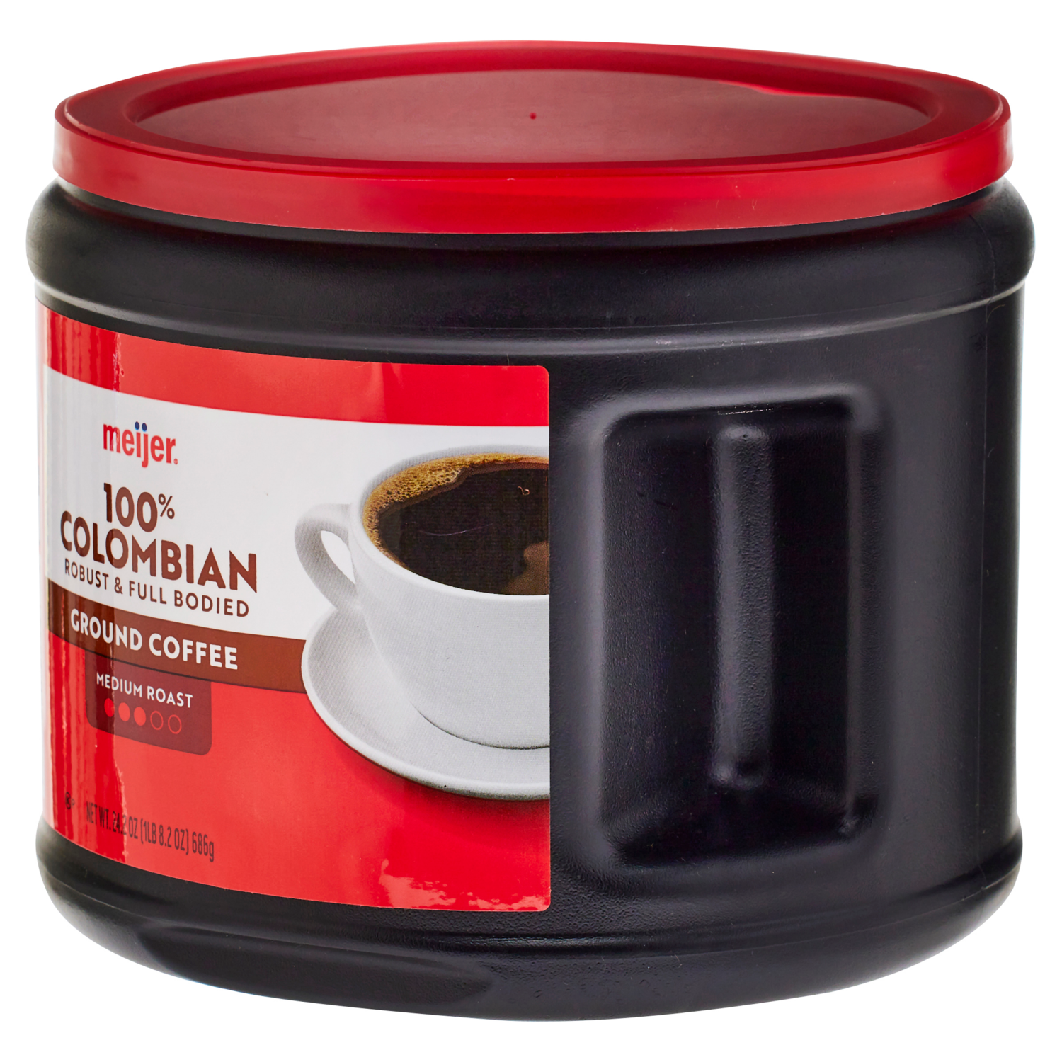 slide 6 of 7, Meijer 100% Colombian Ground Coffee - 24.2 oz, 24.2 oz
