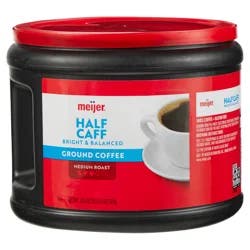 Meijer Classic Roast Half Caffeine Ground Coffee - 25.4 oz