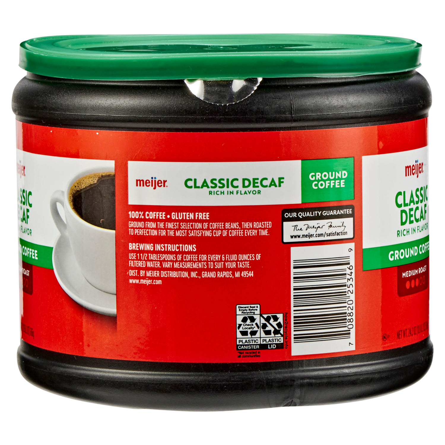 slide 6 of 8, Meijer Decaf Ground Coffee- 24.2 oz, 24.2 oz