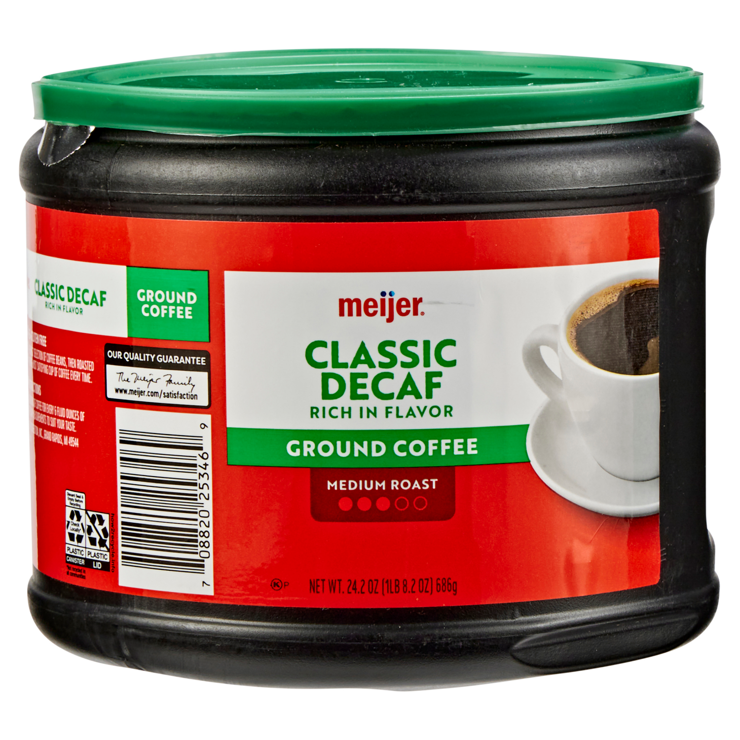 slide 7 of 8, Meijer Decaf Ground Coffee- 24.2 oz, 24.2 oz