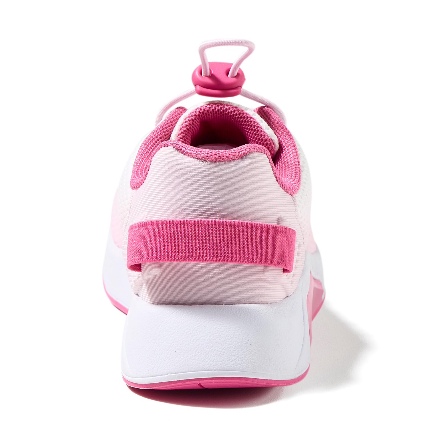 slide 2 of 6, Vively Girls' Alvy Athletic Shoes, White/Light pink/Dark pink, Size 13, Size 13